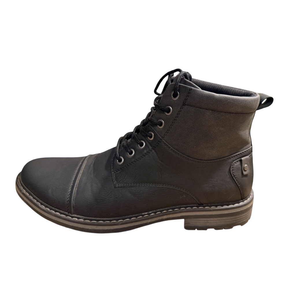 Perry Ellis Redding Men’s Cap Toe Lace Up Ankle Boots Size 12